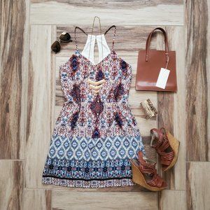 Papaya | Boho Print Shift Dress